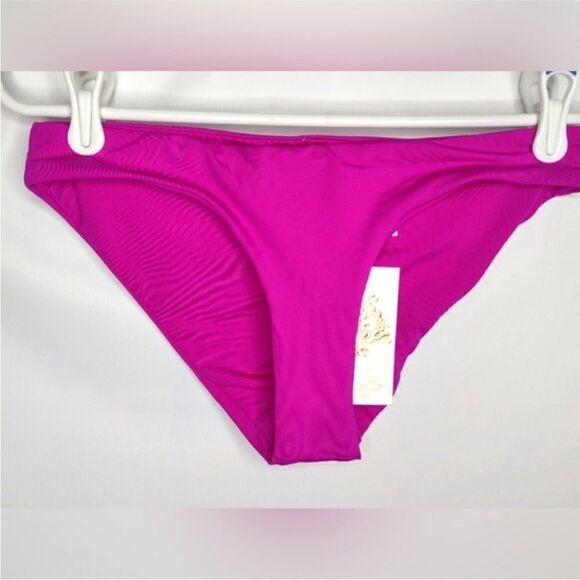 BECCA NWT by Rebecca Virtue Adela Ruched Hipster Bikini Bottom Sz XS - Picture 4 of 7